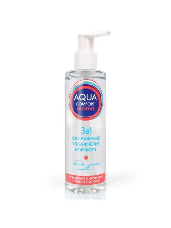 Гель-лубрикант Aqua Comfort Aroma с ароматом персика — фото 1