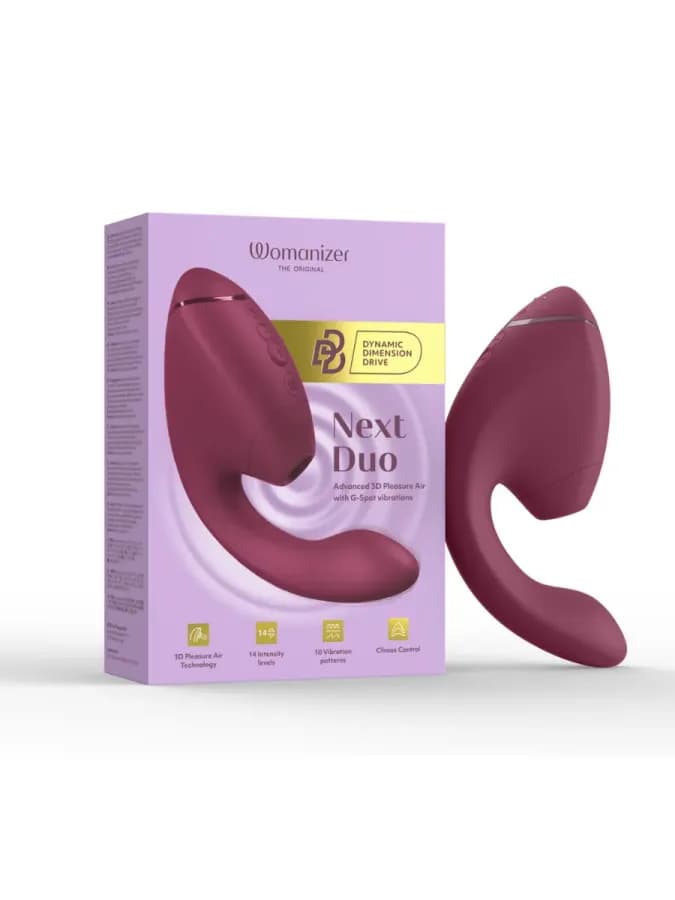 Бесконтактный клиторальный стимулятор Womanizer Next, темно-розовый
