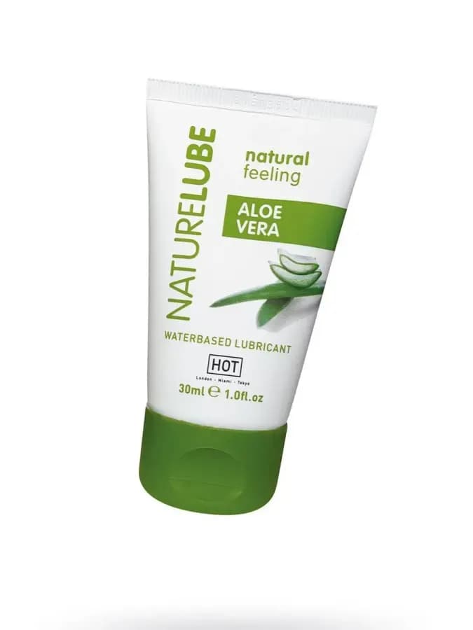 Смазка на водной основе с алоэ вера Nature Lube - 30 мл — фото 2