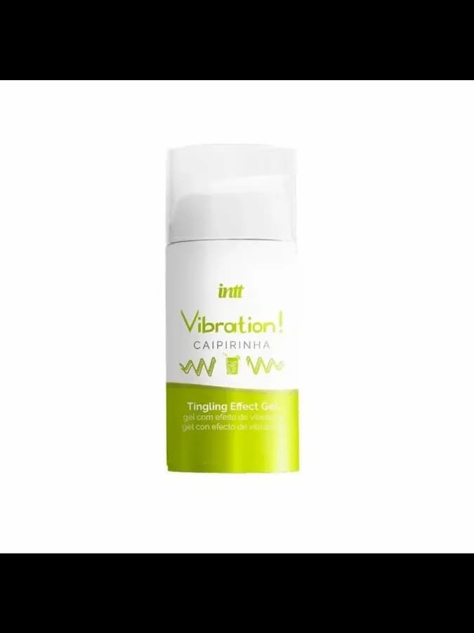 Возбуждающий гель с эффектом вибрации Vibration! CAIPIRINHA (коктейль кайпиринья) от INTT 15 мл