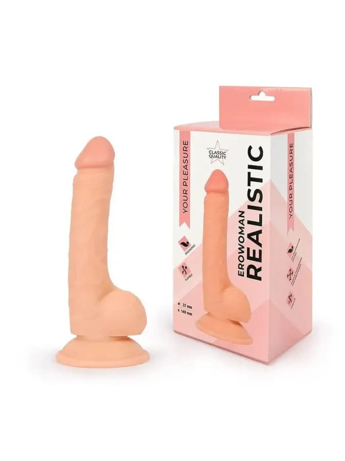Реалистичный фаллоимитатор Erowoman