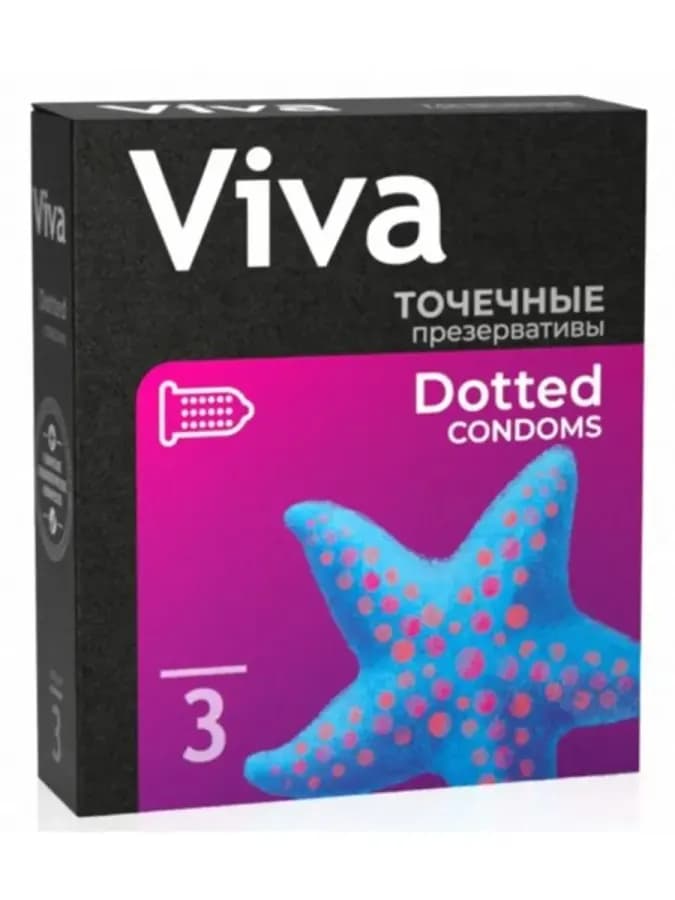 Презерватив viva точечные n3