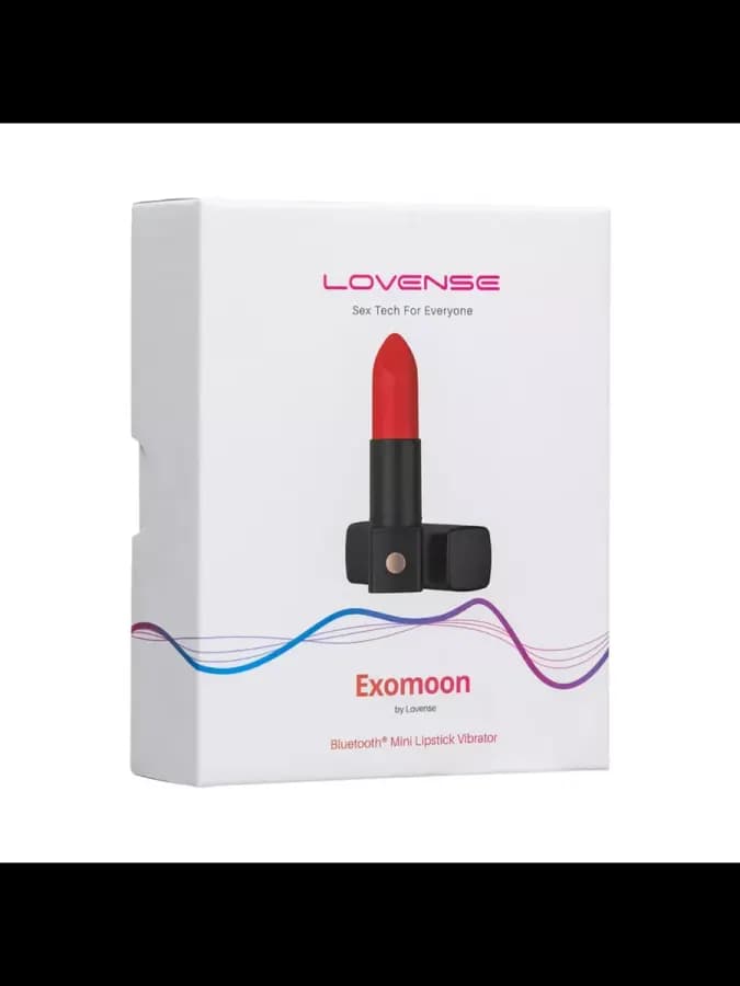 Мини-вибратор в форме губной помады Exomoon от Lovense — фото 3