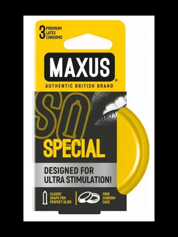 Презерватив Maxus Special точечно-ребристые 3шт