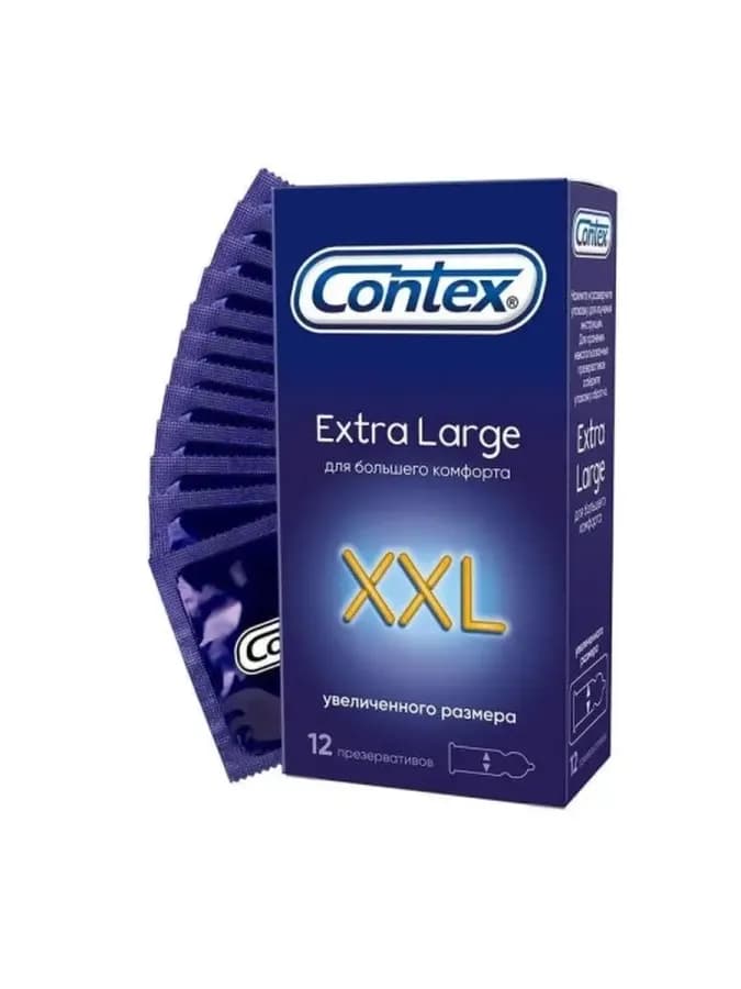 Презервативы Контекс увеличенного размер XXL 12шт