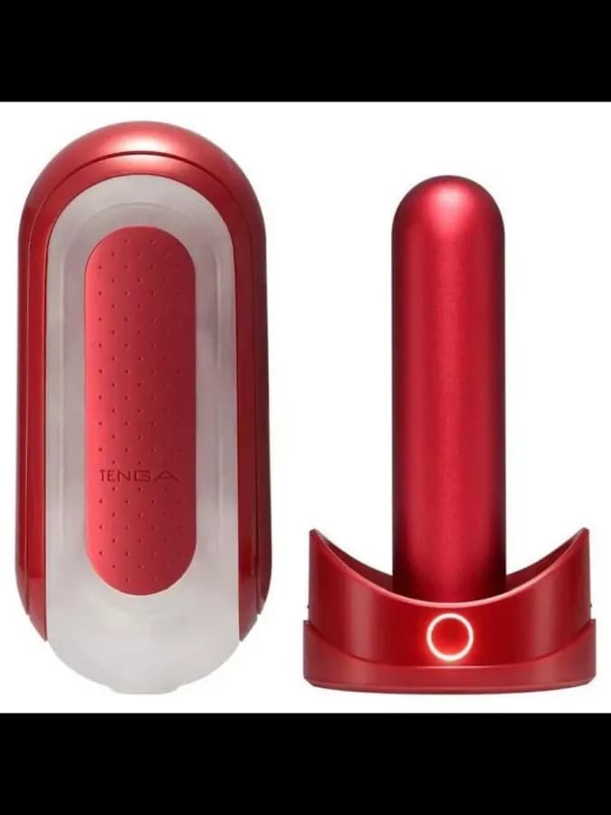 TENGA Мастурбатор с подогревом Flip Zero Red Warming — фото 1