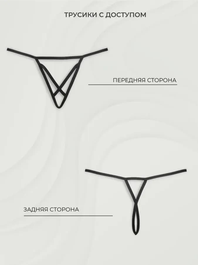 Трусики эротические бесшовные с доступом