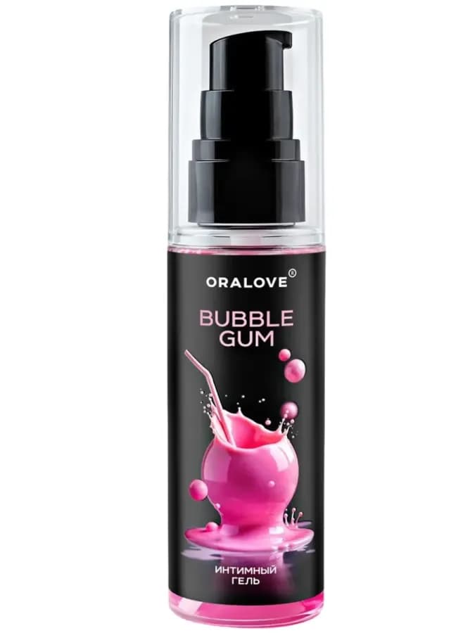 Съедобный гель BUBBLE GUM смазка 60мл — фото 1