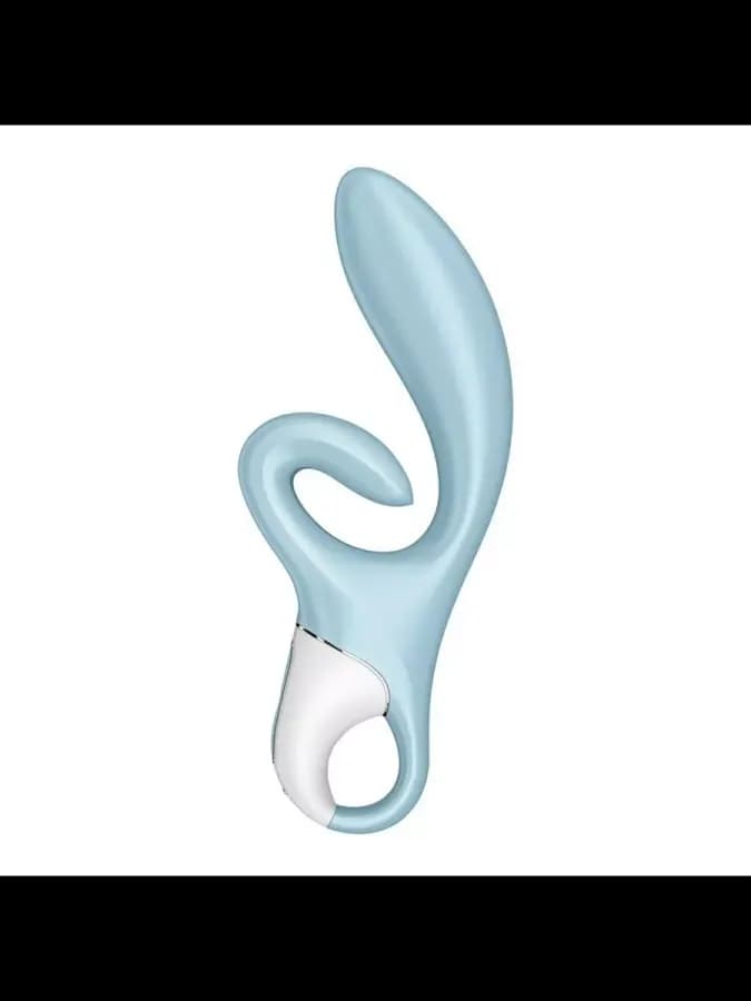 Вибратор-кролик Satisfyer Touch me, голубой — фото 2
