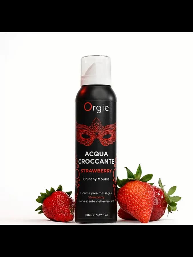 Хрустящая пенка для массажа Acqua Croccante Strawberry 150мл — фото 3