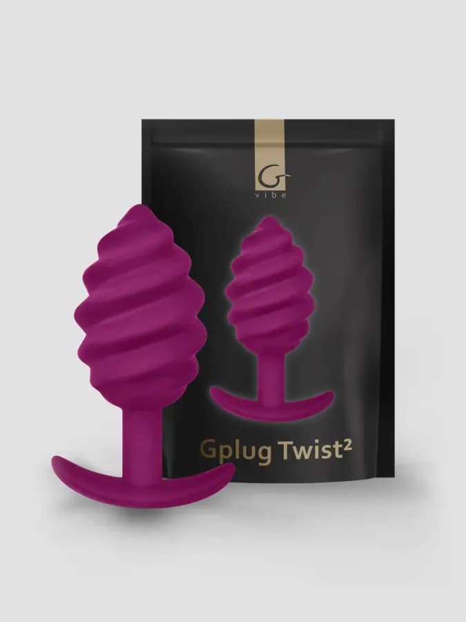 Витая анальная пробка Gplug Twist от Gvibe (10,5 см)