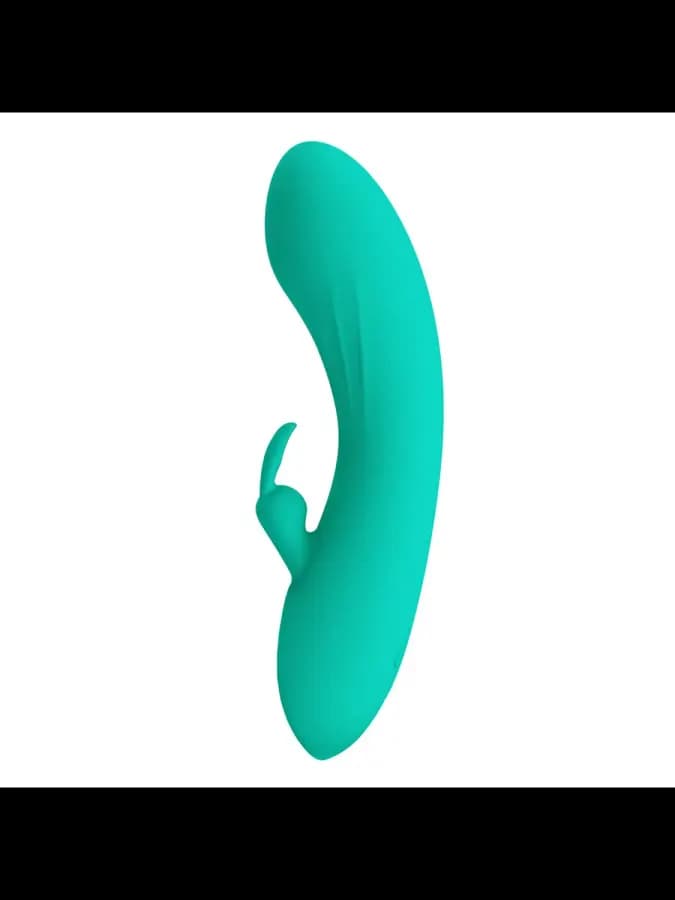 Массажёр-кролик с мощной вибрацией DJ STICK, бирюзовый — фото 3