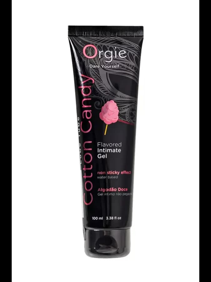 Интимный гель LUBE TUBE со вкусом сахарной ваты — фото 1