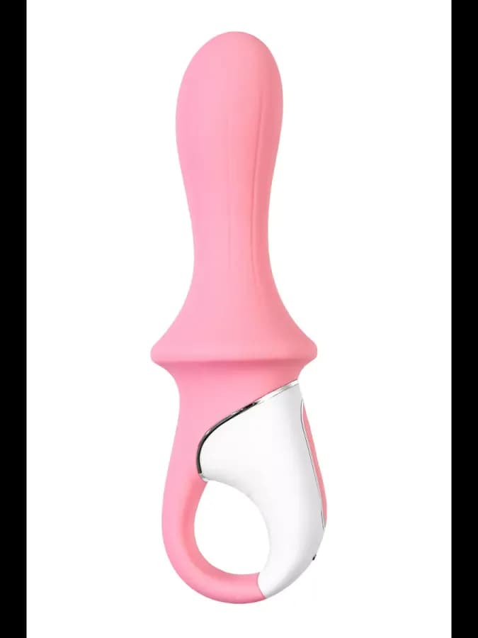 Анальный вибратор Air Pump Booty розовый 15 см — фото 3