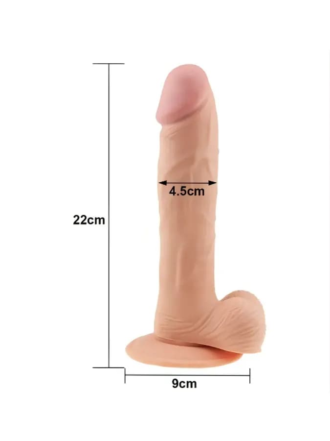 Фаллоимитатор Lovetoy Ultra Soft Dude (22×4,5 см)