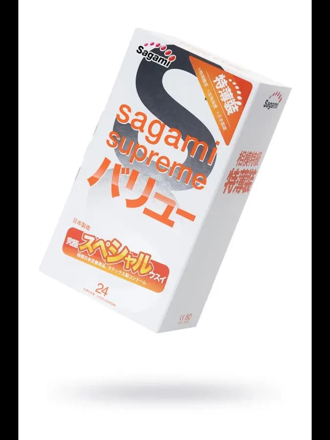Презервативы латексные Sagami Xtreme №24, 19 см