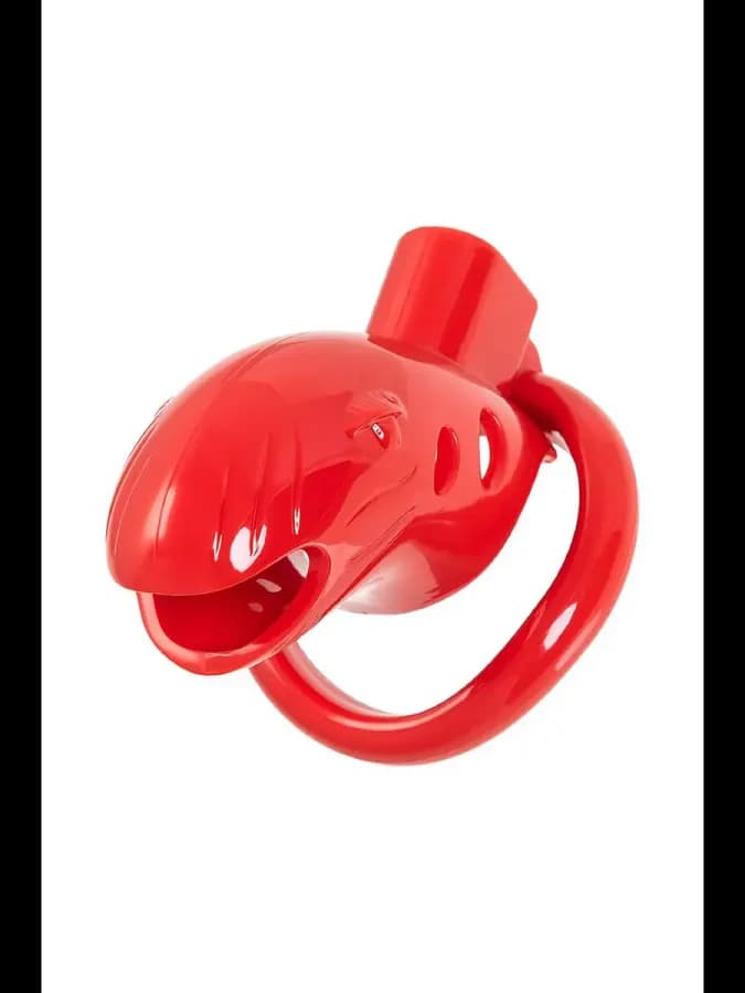 Пояс верности мужской Black&Red красный, 10 см — фото 2