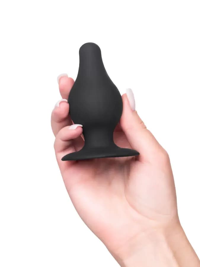 Анальная втулка Spade черная 10 см — фото 4