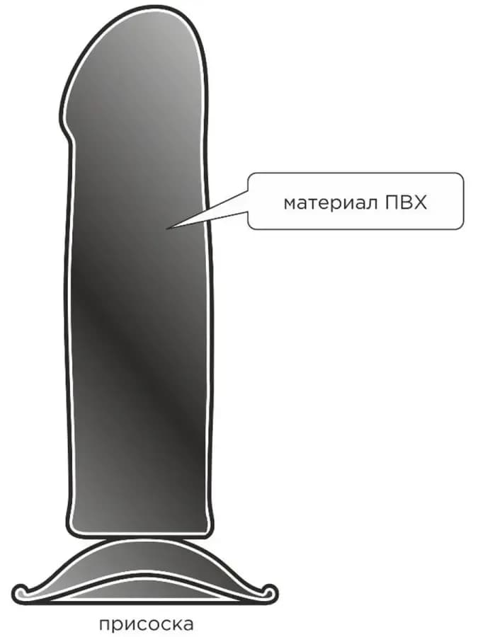 Реалистичный фаллоимитатор на присоске, 13см — фото 5