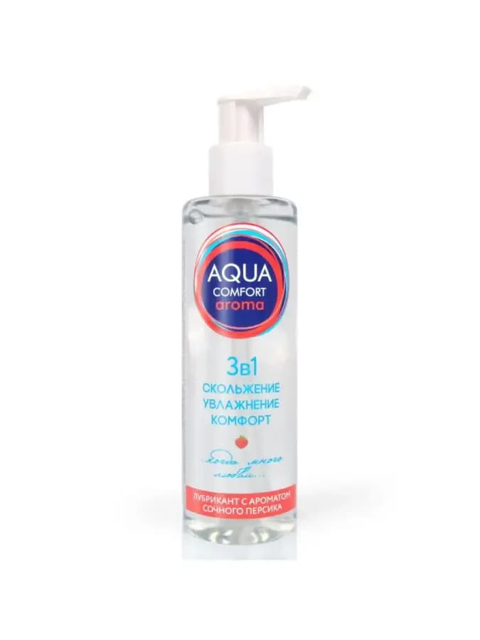 Гель интимный Aqua Comfort Aroma с ароматом персика, 195 мл