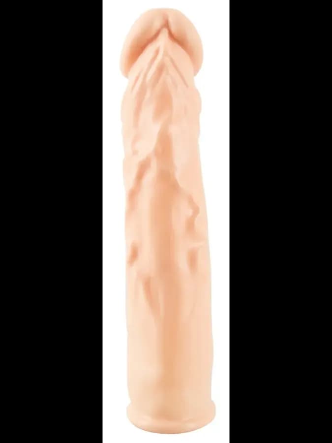 Насадка удлинитель из силикона Penis extender with bulging — фото 3