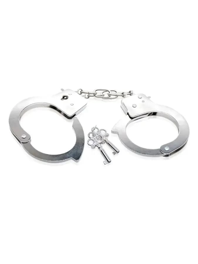 Наручники полицейские «Beginner's Metal Cuffs» с ключиками — фото 1