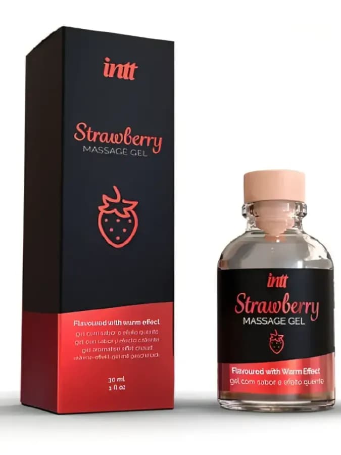 Массажный гель, Strawberry, 30 мл