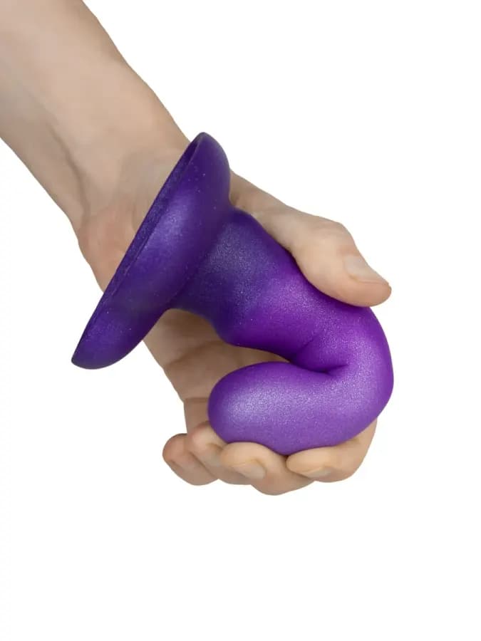 Нереалистичный дилдо Unicorn Purple Mini Light — фото 5