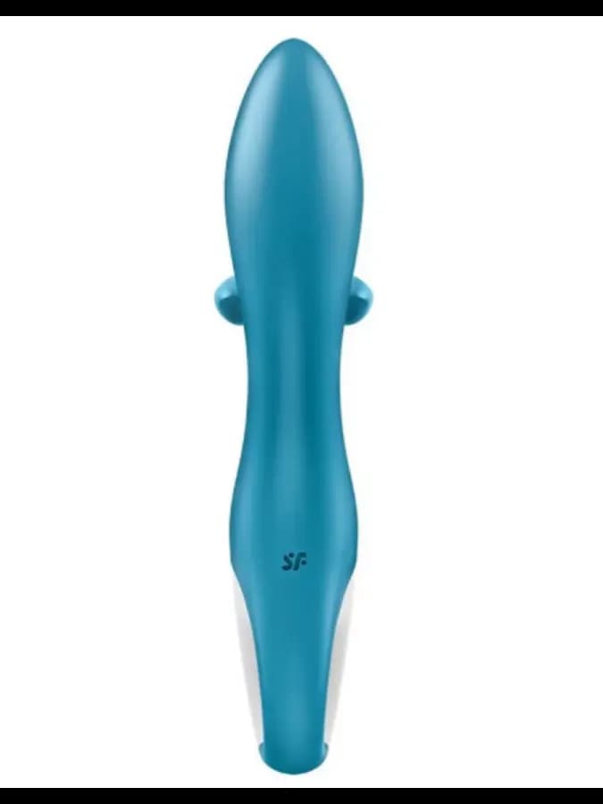 Вибратор-кролик Embrace me berry Satisfyer, бирюзовый — фото 4