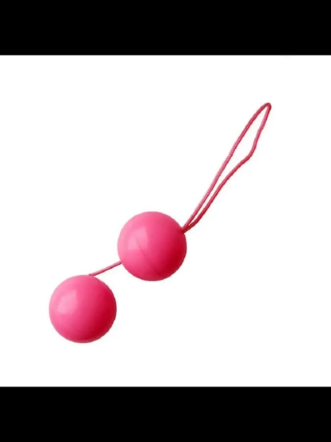 ШАРИКИ ВАГИНАЛЬНЫЕ "BALLS" розовые D 35 мм