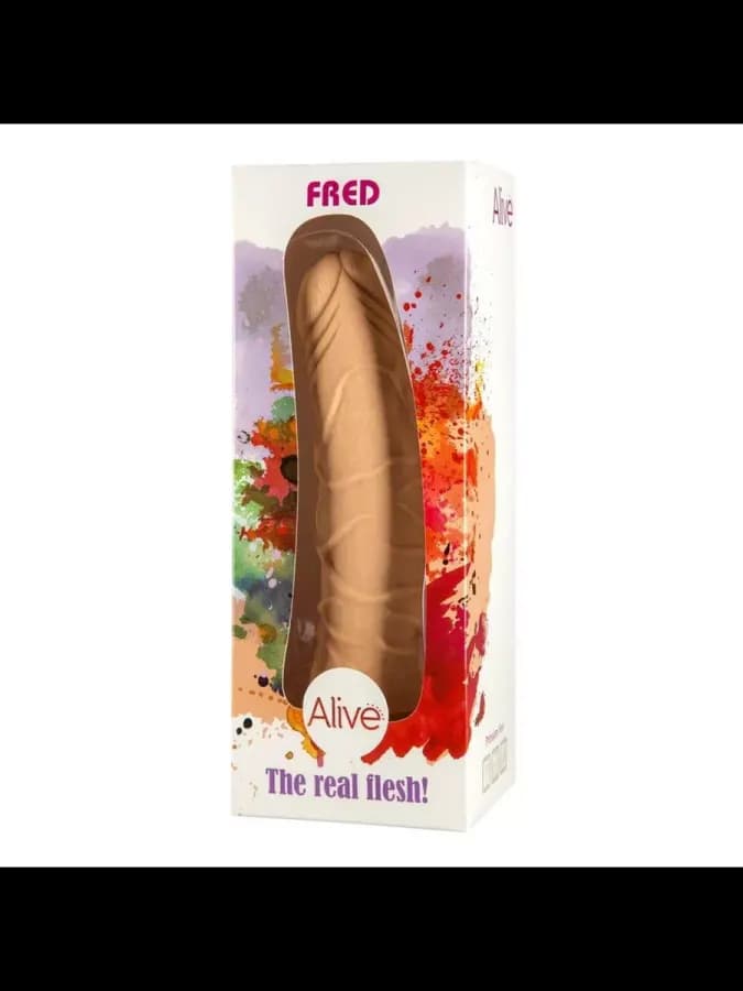 Реалистичный фаллоимитатор Fred от Alive (19* 4.7 см.) — фото 2