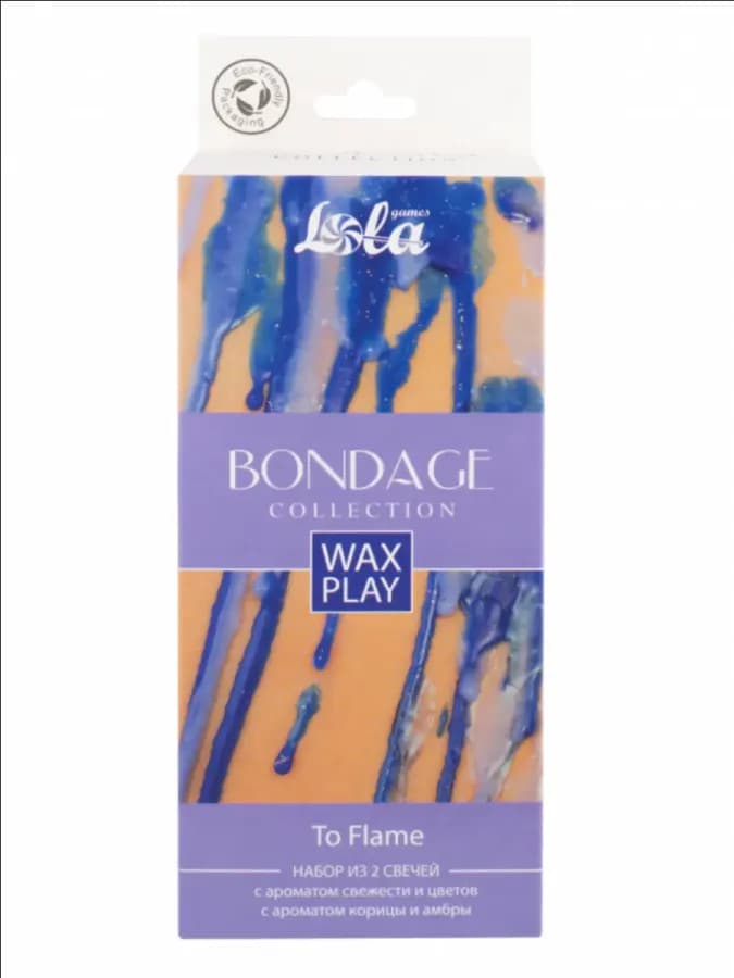 Набор из 2 Wax Play свечей Bondage To Flame — фото 4