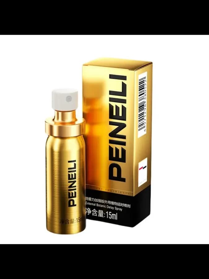 Мужской спрей пролонгатор GOLD PEINEILI для задержки эякуляц — фото 1
