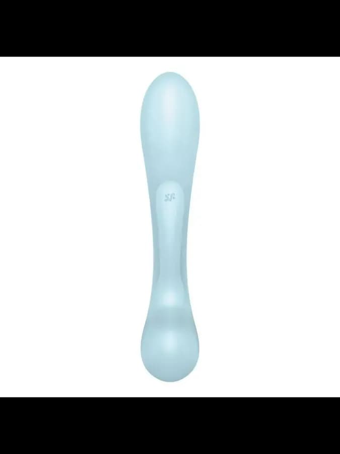 Вибратор-кролик Satisfyer Triple Oh светло-голубой — фото 2