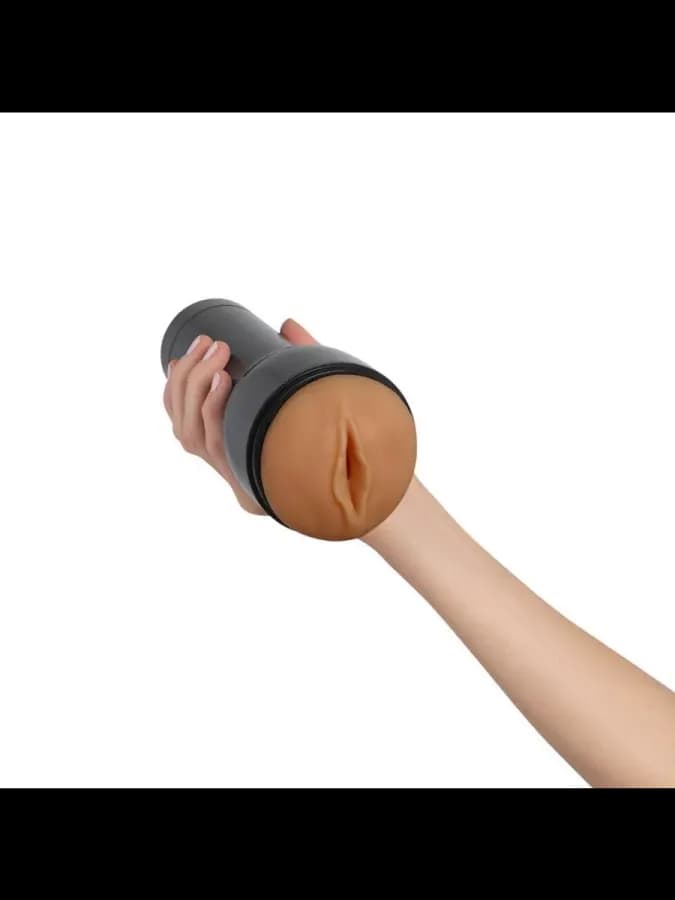 Мастурбатор KIIROO Feel Stroker, вульва, коричневый — фото 2