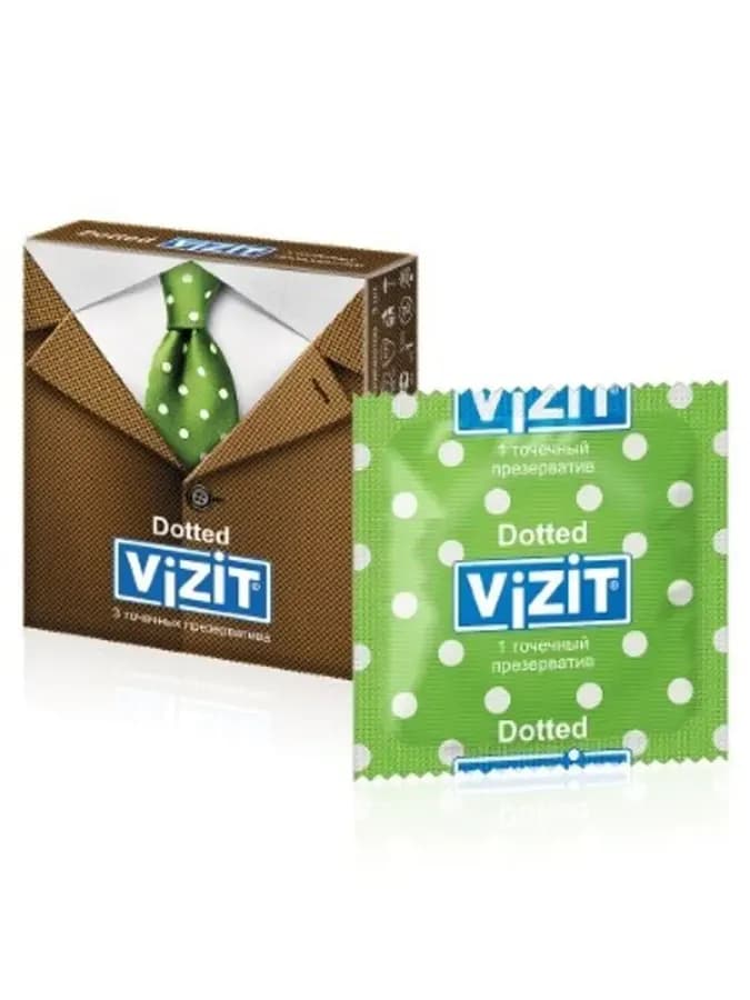 Презерватив vizit dotted точечные n3