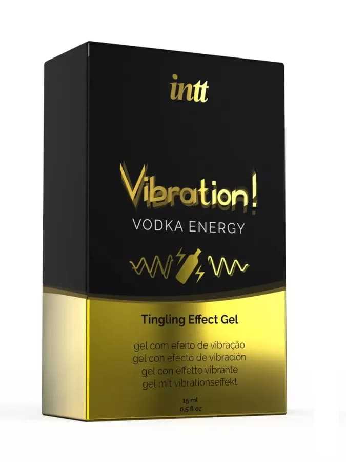 Жидкий вибрационный гель Intt Vibration Vodka Energy, 15 мл — фото 2