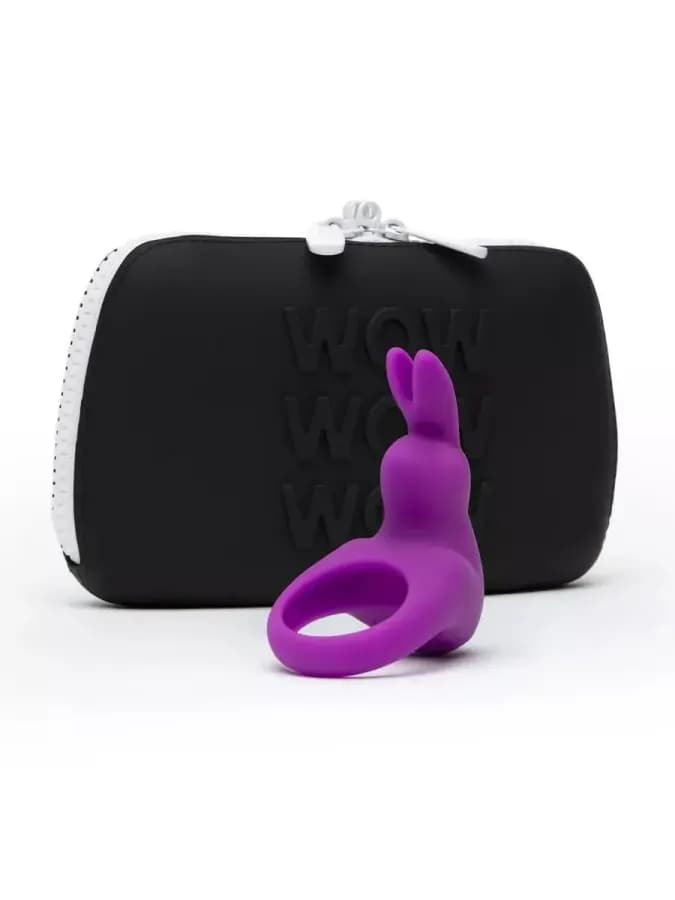 Эрекционное виброкольцо Happy Rabbit Cock Ring Kit с кейсом