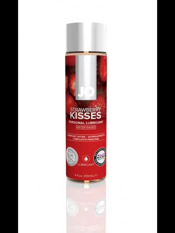 Вкусовой лубрикант "Клубника" JO Flavored Strawberry Kiss, 120 мл
