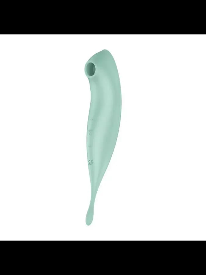 Вибратор с воздушной стимуляцией клитора Satisfyer Twirling Pro+ мятный