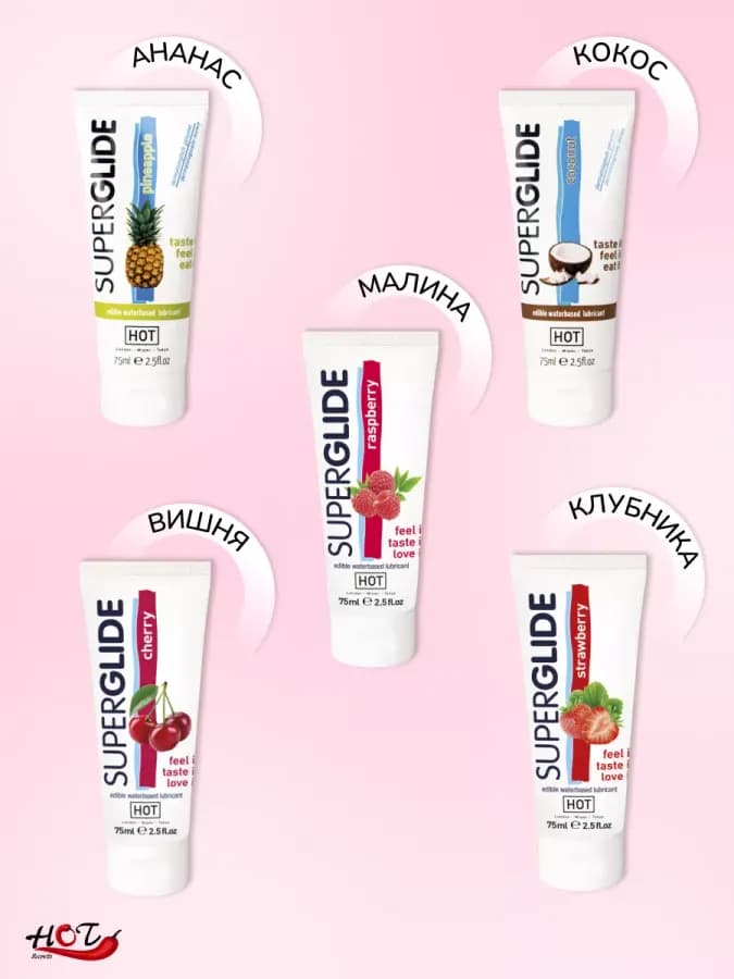 Съедобная смазка SuperGlide Cherry 75 ml — фото 1