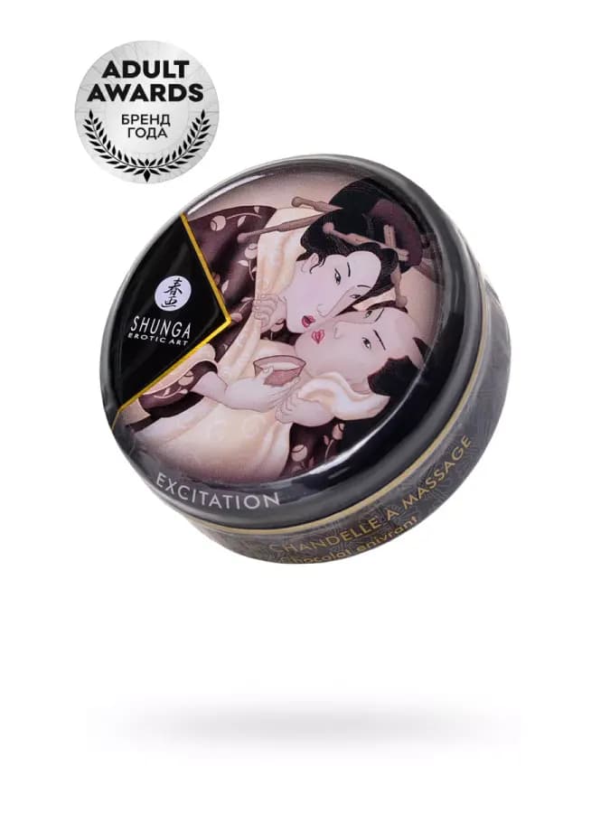 Массажная свеча Intoxicatin Chocolate с ароматом шоколада — фото 1