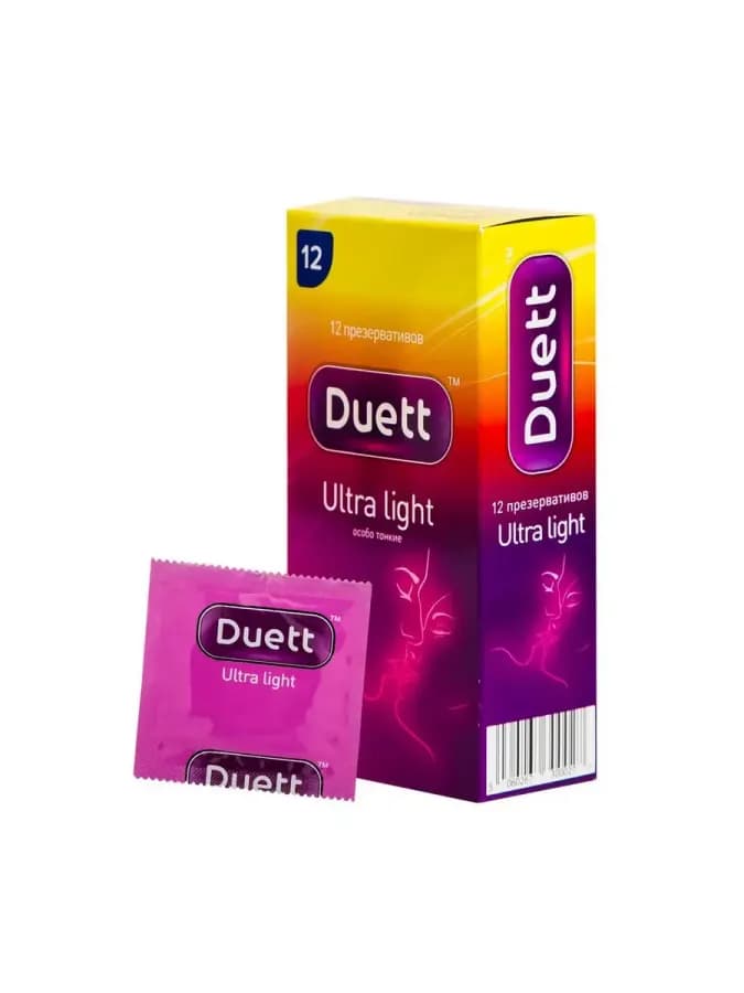 Презервативы ультратонкие Duett Ultra Light 12 шт — фото 1