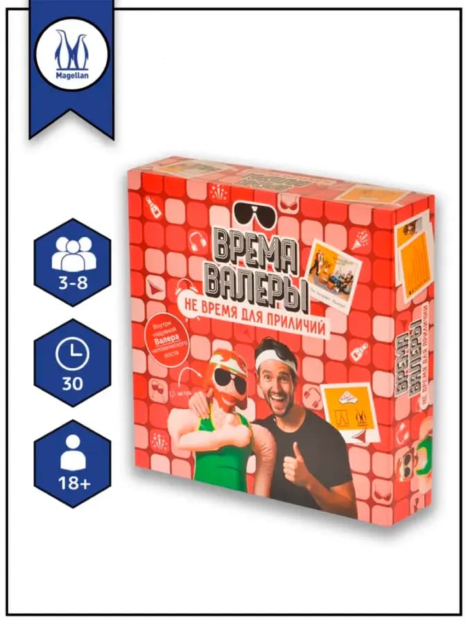 Настольная игра Время Валеры Не время для приличий — фото 1