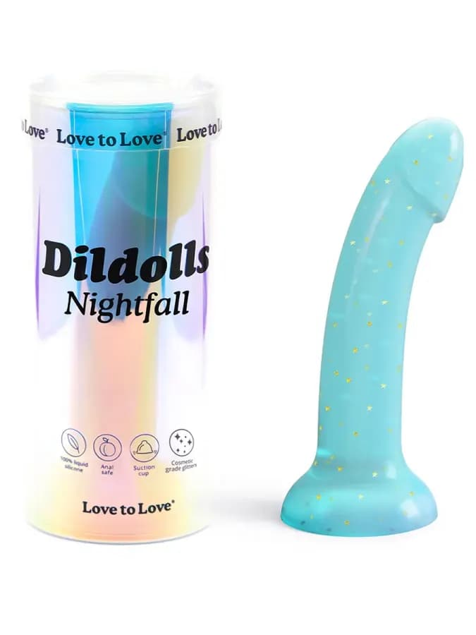 Фаллоимитатор из силикона Dildolls Nightfall - 17,6 см — фото 3