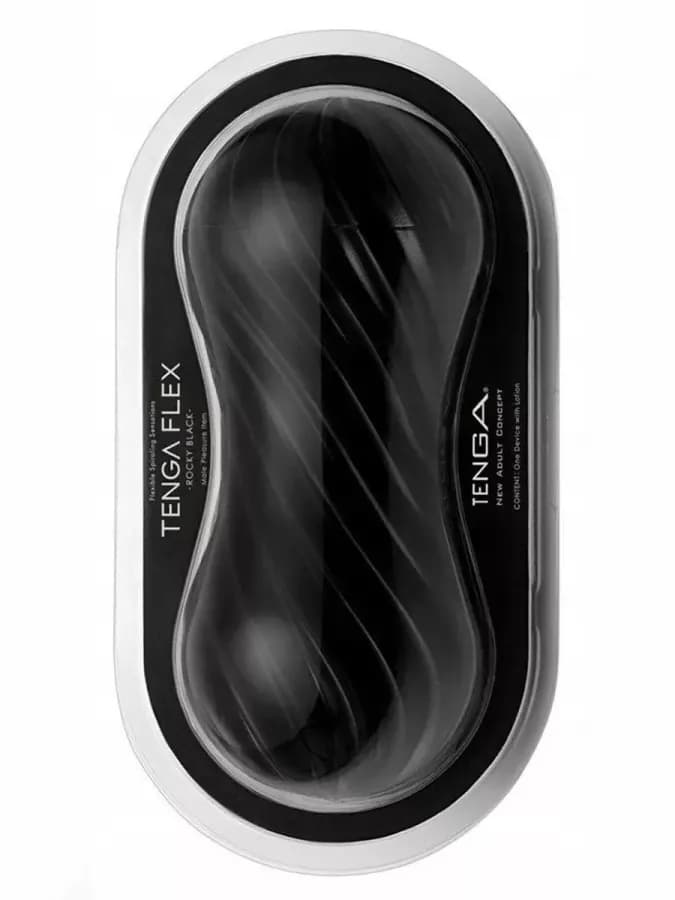 Мастурбатор Rocky Black TENGA FLEX