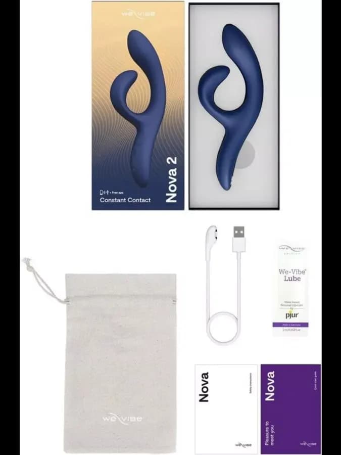 Вибратор We-Vibe Nova 2 синий — фото 3