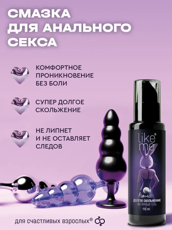 Анальная интимная смазка лубрикант для секса