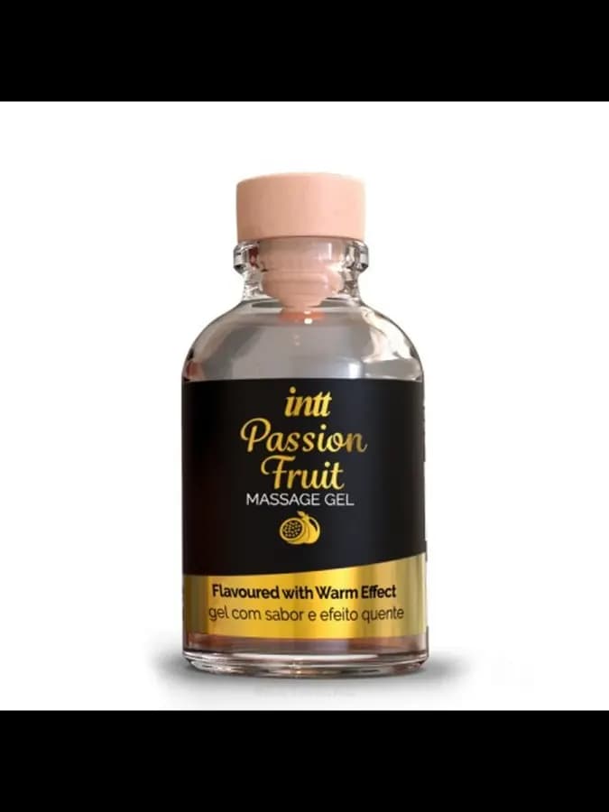 Intt Passion Fruit Massage Gel - Съедобный гель для интимного массажа, 30 мл (маракуйя)