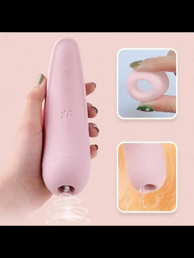 Вакуумный клиторальный стимулятор Satisfyer Curvy 2+ — фото 3